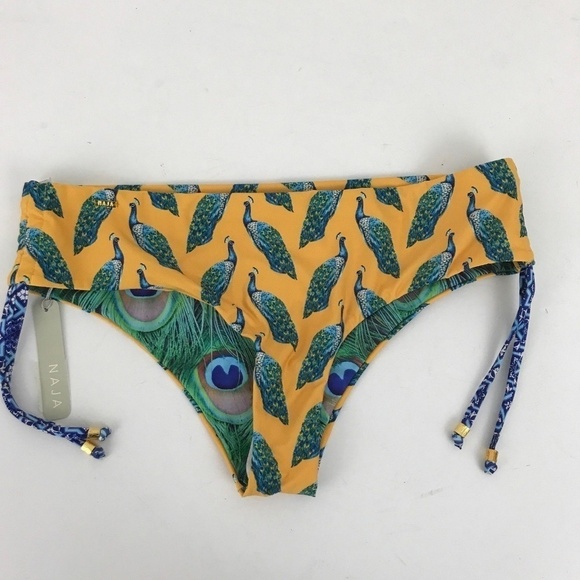 Naja .Co Essaouira Bikini Bottom Yellow Peacock - Picture 3 of 3
